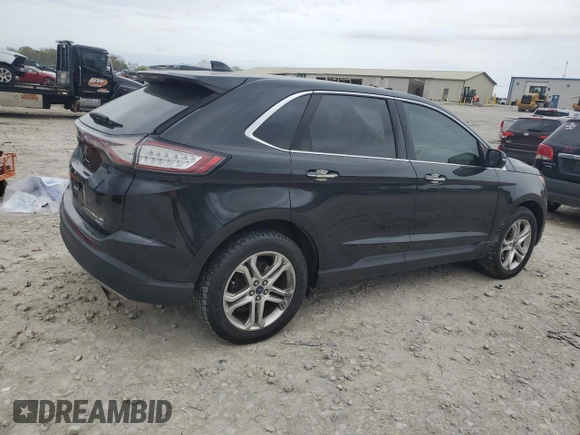 2015 Ford Edge Titanium with VIN 2FMTK4K91FBB31094, listed as a Copart auction lot 51283425 with 166,636 mi miles and Clean Title. Bid and sale history available at carsss.com. Image 3.