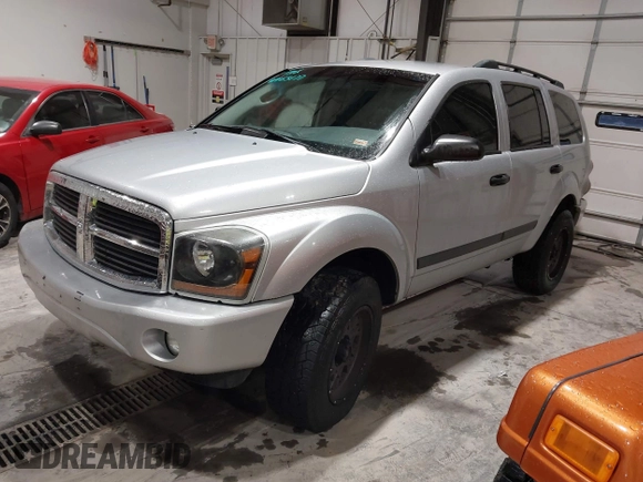 2006 Dodge Durango SLT with VIN 1D4HB48N86F190899, listed as a IAAI auction lot 41463177 with 217,574 mi miles and . Bid and sale history available at DreamBid. Image 2.