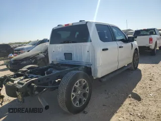 2024 Ford F-150 STX with VIN 1FTEW2KP7RKE59053, listed as a Copart auction lot 49774255 with 3,804 mi miles and Salvage Title. Bid and sale history available at carsss.com. Image 3.