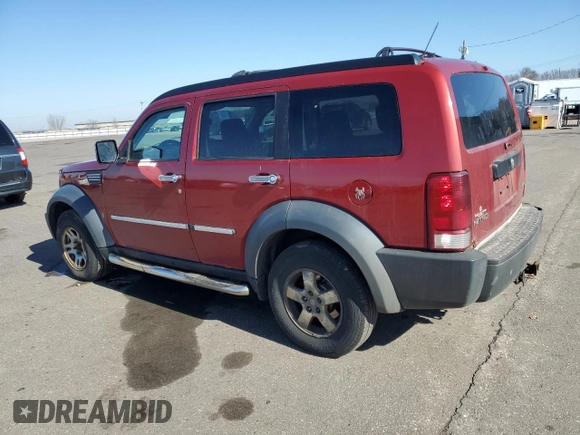2007 Dodge Nitro SXT with VIN 1D8GU28K37W589333, listed as a Copart auction lot 50489415 with 210,797 mi miles and Salvage Title. Bid and sale history available at DreamBid. Image 2.
