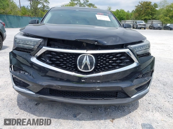 2019 Acura RDX with VIN 5J8TC2H34KL043662, listed as a IAAI auction lot 42031954 with 58,420 mi miles. Bid and sale history available at carsss.com. Image 6.