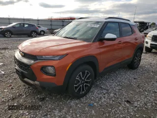 2023 Chevrolet TrailBlazer ACTIV with VIN KL79MVSL1PB126847, listed as a Copart auction lot 79027674 with 9,900 mi miles and Salvage Title. Bid and sale history available at carsss.com. Image 1.