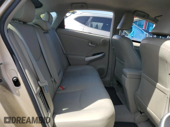 2010 Toyota Prius II with VIN JTDKN3DU9A0094051, listed as a Copart auction lot 54094675 with 120,574 mi miles and Salvage Title. Bid and sale history available at carsss.com. Image 10.
