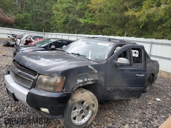 2008 Chevrolet Avalanche LTZ with VIN 3GNFK12318G258950, listed as a Copart auction lot 71926804 with 0 mi miles and Non Repairable. Bid and sale history available at carsss.com. Image 1.