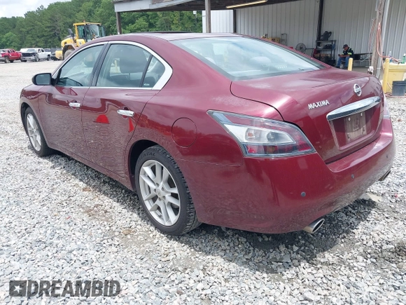 2012 Nissan Maxima SV with VIN 1N4AA5AP3CC860834, listed as a IAAI auction lot 42429509 with 96,939 mi miles and . Bid and sale history available at DreamBid. Image 3.