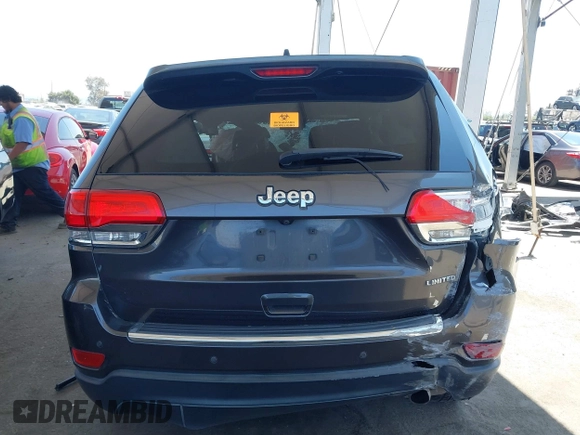 2018 Jeep Grand Cherokee Limited z VIN 1C4RJEBG9JC111092, wystawiony jako IAAI lot #42655461 z przebiegiem Nie podano mil oraz . Historia ofert i sprzedaży dostępna na DreamBid. Obrazek 16.
