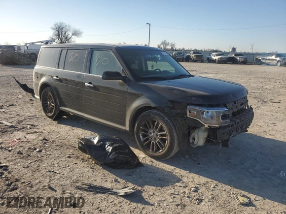 2015 Ford Flex SEL with VIN 2FMGK5C87FBA10079, listed as a Copart auction lot 47274955 with 210,987 mi miles and Salvage Title. Bid and sale history available at carsss.com. Image 4.