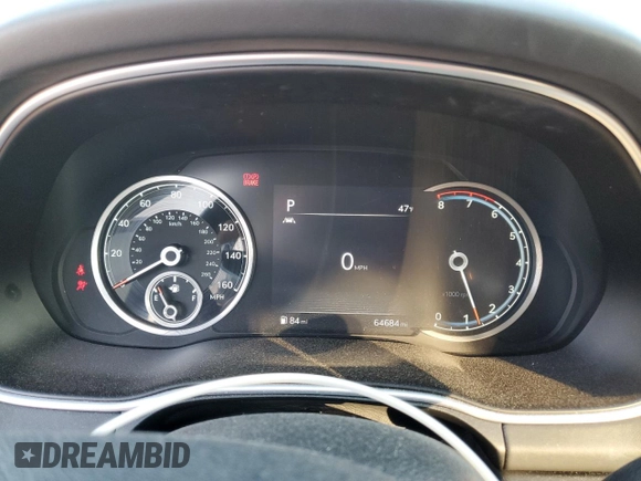 2021 Genesis GV80 with VIN KMUHCESC3MU060848, listed as a Copart auction lot 50980675 with 64,684 mi miles and Salvage title. Bid and sale history available at DreamBid. Image 9.