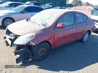 2014 Nissan Versa S Plus with VIN 3N1CN7APXEL810719, listed as a IAAI auction lot 41713483 with Not Provided miles. Bid and sale history available at carsss.com. Image 2.