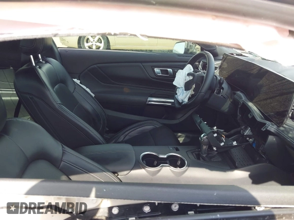 2024 Ford Mustang EcoBoost with VIN 1FA6P8TH8R5105669, listed as a IAAI auction lot 42054790 with Not provided miles and . Bid and sale history available at DreamBid. Image 5.