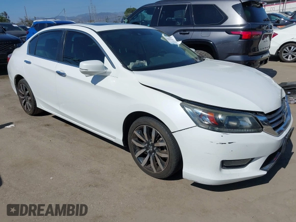 2015 Honda Accord EX-L with VIN 1HGCR2F84FA025113, listed as a IAAI auction lot 42304609 with 94,766 mi miles and . Bid and sale history available at DreamBid. Image 1.