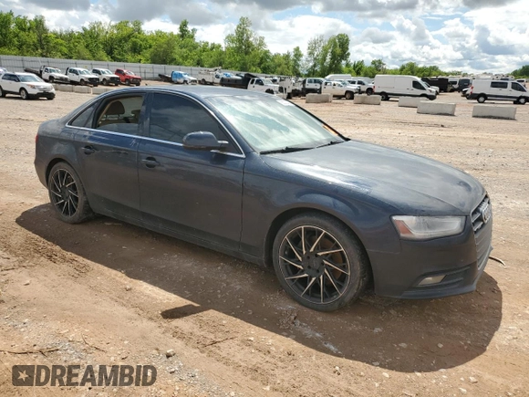 2013 Audi A4 Premium Plus z VIN WAUFFAFL1DN049679, wystawiony jako Copart lot #56002705 z przebiegiem Nie podano mil oraz Szkoda całkowita • Salvage title. Historia ofert i sprzedaży dostępna na DreamBid. Obrazek 4.