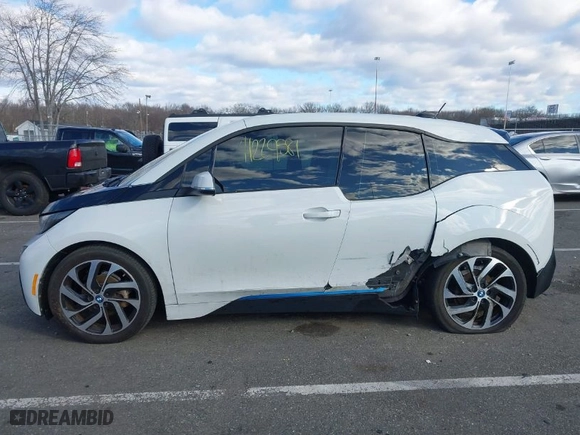 2014 BMW i3 with VIN WBY1Z4C5XEV276199, listed as a IAAI auction lot 41229581 with NaN miles. Bid and sale history available at carsss.com. Image 6.