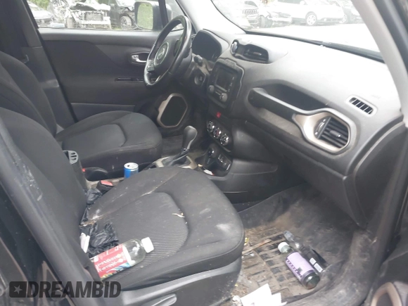 2017 Jeep Renegade Latitude with VIN ZACCJBBB3HPF65773, listed as a IAAI auction lot 42310165 with 142,698 mi miles and . Bid and sale history available at DreamBid. Image 5.