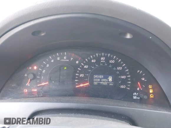 2007 Toyota Camry LE with VIN 4T1BK46KX7U525522, listed as a IAAI auction lot 41198095 with 77,465 mi miles and . Bid and sale history available at DreamBid. Image 7.