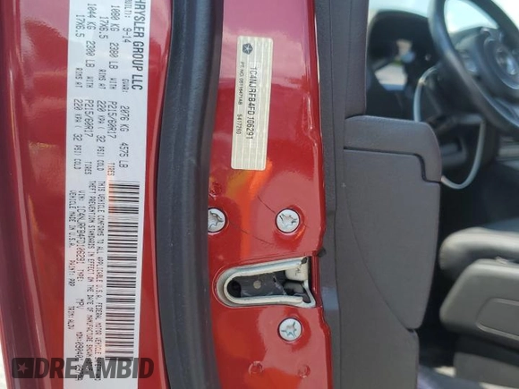 2015 Jeep Patriot High Altitude with VIN 1C4NJRFB4FD106291, listed as a Copart auction lot 63584515 with 65,655 mi miles and Salvage title. Bid and sale history available at DreamBid. Image 13.