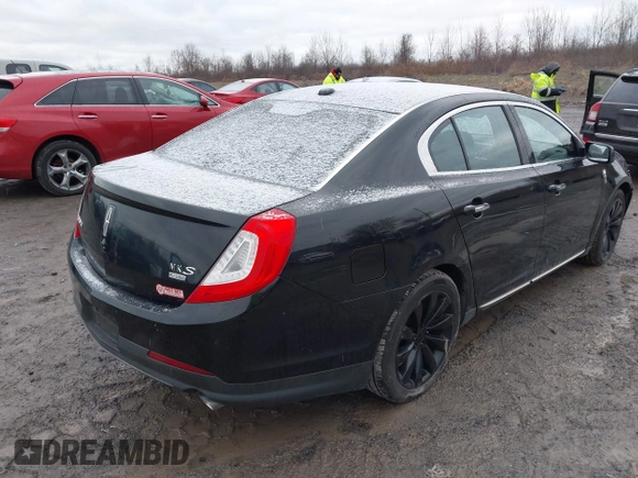 2014 Lincoln MKS with VIN 1LNHL9EK3EG601471, listed as a IAAI auction lot 41142126 with 110,432 mi miles. Bid and sale history available at carsss.com. Image 4.