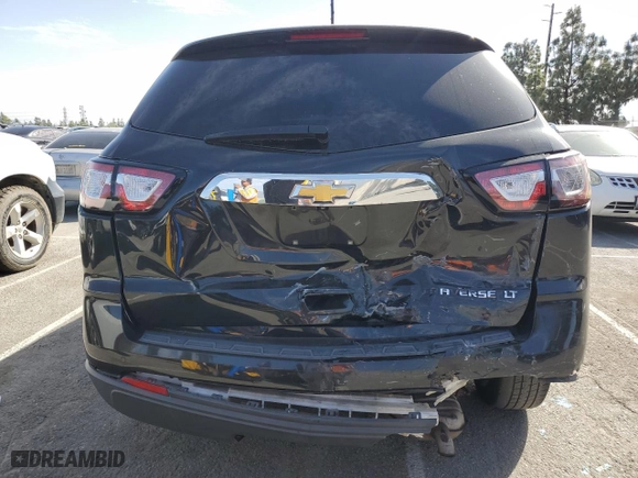 2015 Chevrolet Traverse LT with VIN 1GNKRGKD0FJ144648, listed as a Copart auction lot 47292415 with 104,160 mi miles and Salvage Title. Bid and sale history available at carsss.com. Image 6.