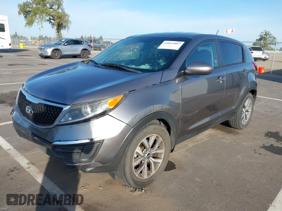 2015 Kia Sportage LX with VIN KNDPB3AC1F7767410, listed as a IAAI auction lot 41815807 with 128,222 mi miles and . Bid and sale history available at carsss.com. Image 17.