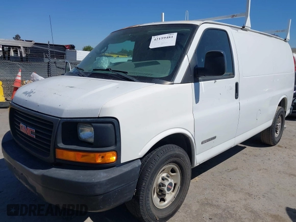 2006 GMC Savana Cargo with VIN 1GTGG25V561102245, listed as a IAAI auction lot 42159481 with 136,782 mi miles and . Bid and sale history available at DreamBid. Image 2.