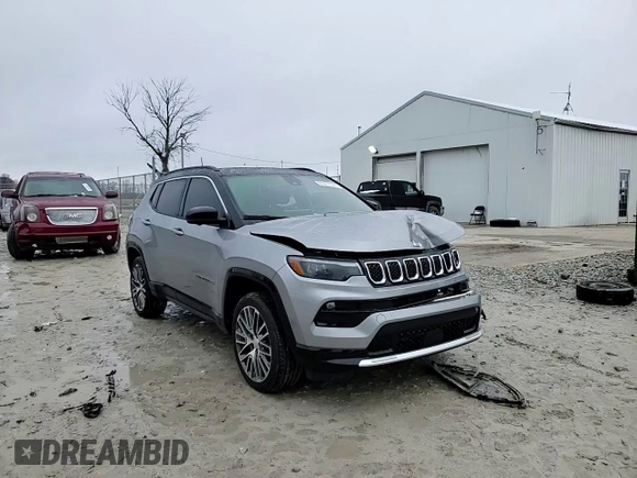 2023 Jeep Compass Limited with VIN 3C4NJDCN3PT508543, listed as a Copart auction lot 81817124 with 14,518 mi miles and Salvage Title. Bid and sale history available at carsss.com. Image 12.