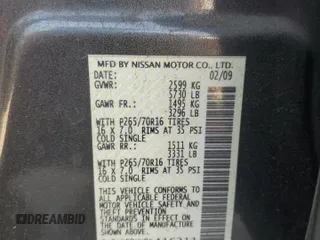 2009 Nissan Frontier LE with VIN 1N6AD09UX9C416211, listed as a Copart auction lot 61655315 with 344,390 mi miles and Salvage title. Bid and sale history available at DreamBid. Image 12.