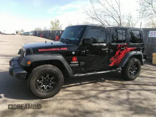 2018 Jeep Wrangler Unlimited Sport S with VIN 1C4BJWDGXJL811661, listed as a IAAI auction lot 42002611 with 86,105 mi miles and . Bid and sale history available at DreamBid. Image 14.