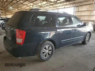 2012 Kia Sedona LX with VIN KNDMG4C76C6422370, listed as a Copart auction lot 75737224 with 282,233 mi miles and Clean Title. Bid and sale history available at carsss.com. Image 3.