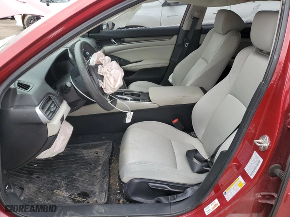2019 Honda Accord Sedan LX 1.5T with VIN 1HGCV1F15KA004998, listed as a Copart auction lot 45697355 with 126,373 mi miles and Salvage Title. Bid and sale history available at carsss.com. Image 7.