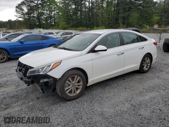 2017 Hyundai Sonata 2.4L with VIN 5NPE24AF3HH523795, listed as a Copart auction lot 51912375 with 90,141 mi miles and Salvage Title. Bid and sale history available at DreamBid. Image 1.