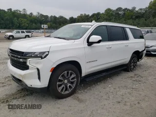 2021 Chevrolet Suburban LS with VIN 1GNSCBKD5MR392512, listed as a Copart auction lot 71238124 with 77,775 mi miles and Salvage Title. Bid and sale history available at DreamBid. Image 1.