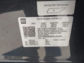 2023 Cadillac XT5 FWD Luxury с VIN 1GYKNAR40PZ193854, выставлен на аукционе IAAI как лот 42422246 с пробегом 26 053 миль миль и . История ставок и продаж доступна на DreamBid. Изображение 9.