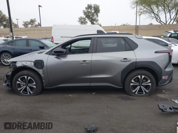 2024 Subaru Solterra Limited with VIN JTMABABAXRA067108, listed as a IAAI auction lot 42549738 with 6,577 mi miles and . Bid and sale history available at DreamBid. Image 15.