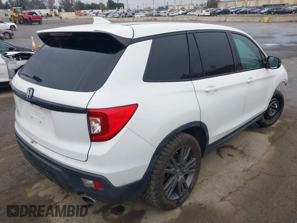 2021 Honda Passport EX-L with VIN 5FNYF7H58MB008459, listed as a IAAI auction lot 41920918 with 72,353 mi miles and . Bid and sale history available at DreamBid. Image 4.