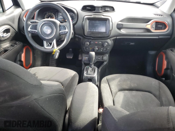 2018 Jeep Renegade Sport with VIN ZACCJBAB2JPH58620, listed as a Copart auction lot 52049295 with 148,022 mi miles and Salvage title. Bid and sale history available at DreamBid. Image 8.