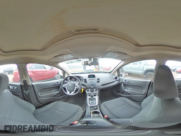 2015 Ford Fiesta SE with VIN 3FADP4BJ6FM163614, listed as a Copart auction lot 85713274 with 107,111 mi miles and Salvage Title. Bid and sale history available at carsss.com. Image 14.