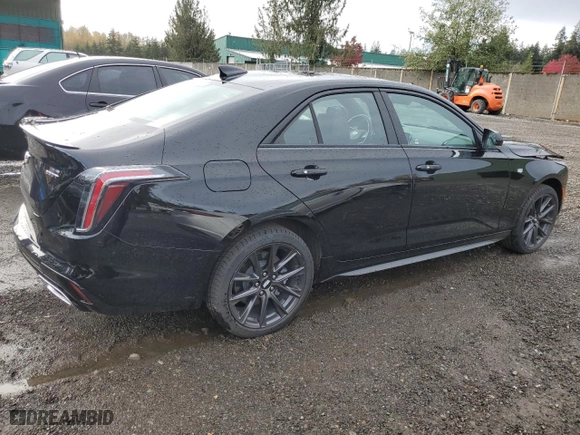 2023 Cadillac CT4 Sport with VIN 1G6DG5RK5P0117343, listed as a Copart auction lot 78180934 with 6,642 mi miles and Salvage Title. Bid and sale history available at carsss.com. Image 3.