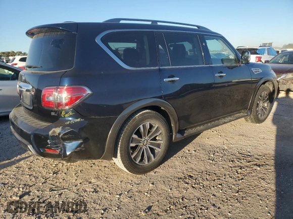 2020 Nissan Armada SL with VIN JN8AY2ND1L9108135, listed as a Copart auction lot 79251764 with 72,989 mi miles and Clean Title. Bid and sale history available at carsss.com. Image 3.