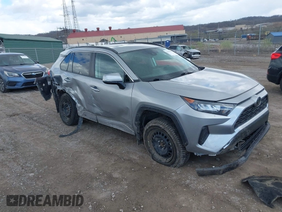 2019 Toyota RAV4 LE with VIN 2T3G1RFV9KC015700, listed as a IAAI auction lot 42019684 with 74,433 mi miles and . Bid and sale history available at DreamBid. Image 1.
