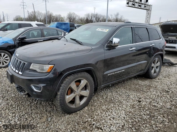 2014 Jeep Grand Cherokee Overland with VIN 1C4RJFCM0EC366987, listed as a Copart auction lot 52766875 with 148,460 mi miles and Clean Title. Bid and sale history available at carsss.com. Image 1.