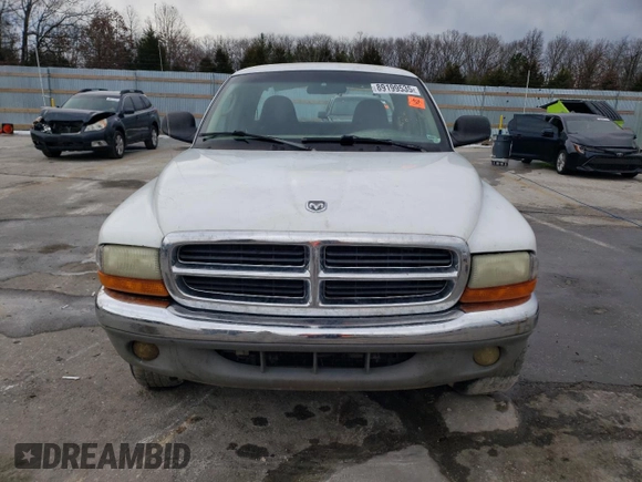 2001 Dodge Dakota Sport with VIN 1B7GG22N21S308680, listed as a Copart auction lot 89199535 with 246,337 mi miles and Salvage Title. Bid and sale history available at carsss.com. Image 5.