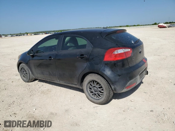 2013 Kia Rio LX with VIN KNADM5A36D6204815, listed as a Copart auction lot 52963475 with 96,880 mi miles and Clean Title. Bid and sale history available at carsss.com. Image 2.