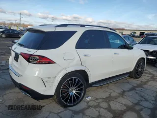2022 Mercedes-Benz GLE 350 with VIN 4JGFB4KB9NA799932, listed as a Copart auction lot 43086655 with 26,814 mi miles and Salvage title. Bid and sale history available at DreamBid. Image 3.