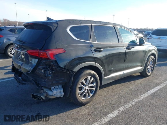 2020 Hyundai Santa Fe SEL with VIN 5NMS3CAD1LH181245, listed as a IAAI auction lot 40952542 with 61,382 mi miles and . Bid and sale history available at DreamBid. Image 4.