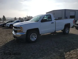 2018 Chevrolet Silverado 1500 Work Truck with VIN 1GCNCNEC6JZ906616, listed as a Copart auction lot 84467004 with 167,049 mi miles and Salvage Title. Bid and sale history available at DreamBid. Image 1.