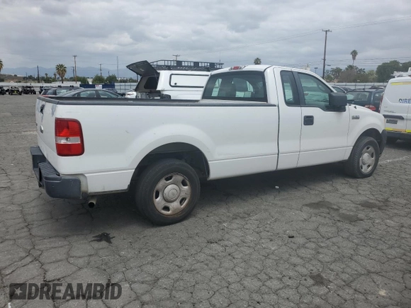 2007 Ford F-150 XL with VIN 1FTRF12W97KC18398, listed as a Copart auction lot 54759555 with 320,783 mi miles and Salvage title. Bid and sale history available at DreamBid. Image 3.