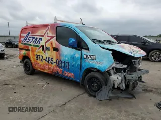 2020 Nissan NV200 S with VIN 3N6CM0KN8LK707089, listed as a Copart auction lot 54737465 with Not provided miles and Salvage title. Bid and sale history available at DreamBid. Image 4.