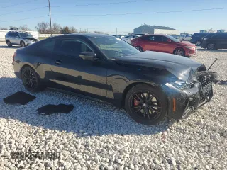 2021 BMW 4 Series M440i xDrive with VIN WBA13AR00MCF42708, listed as a Copart auction lot 85900144 with Not Provided miles and Salvage Title. Bid and sale history available at DreamBid. Image 4.