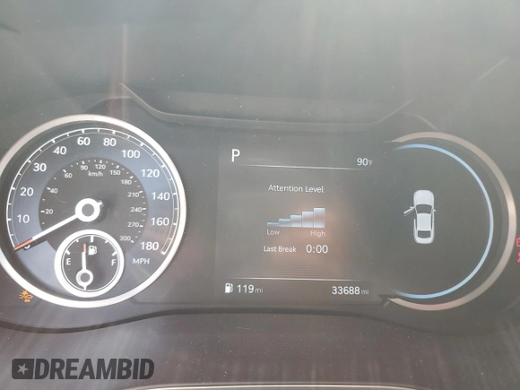 2023 Genesis G70 3.3T with VIN KMTG54TE7PU117917, listed as a Copart auction lot 73748604 with 33,688 mi miles and Clean Title. Bid and sale history available at DreamBid. Image 9.