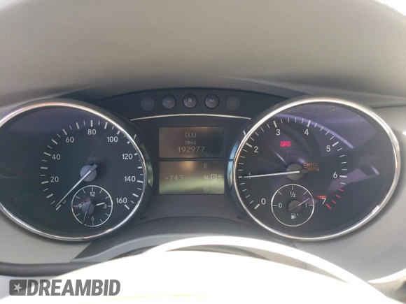 2008 Mercedes-Benz R 3.5L with VIN 4JGCB56E48A067693, listed as a Copart auction lot 47768415 with 192,977 mi miles and Salvage title. Bid and sale history available at DreamBid. Image 9.